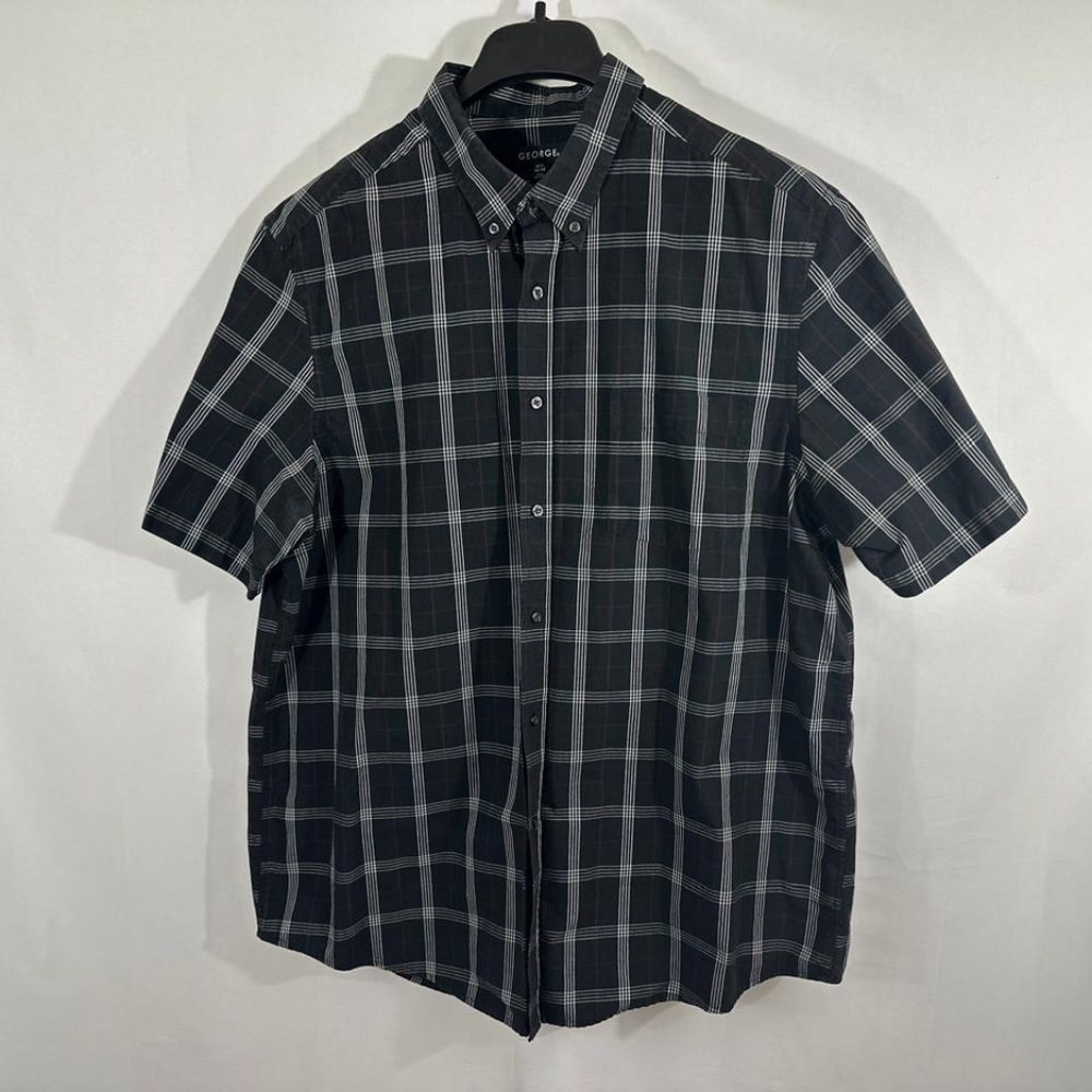 George Black Dress Shirt Size XL